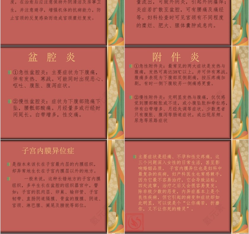 简约妇女保健知识讲座PPT模板第6张