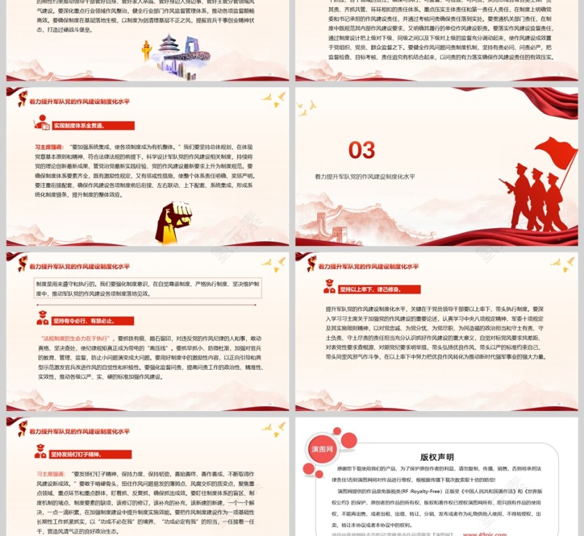 2025《着力提升军队党的作风建设制度化水平》教育党课学习ppt第3张