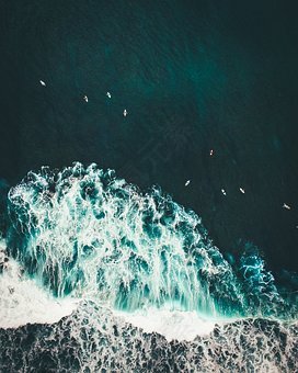 水,波,海洋,岸,海岸,断路器,冲浪,电涌,自然,海,蓝色,礁,游泳,