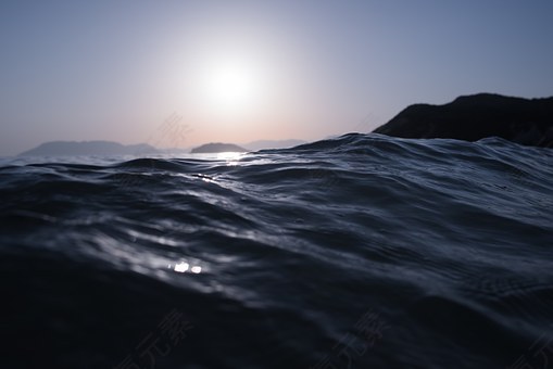 水,波,涟漪,表面,海,海洋,天空,自然,免費的照片,免费图片