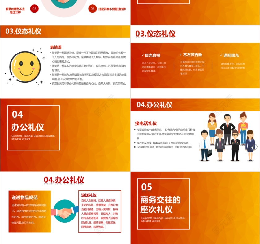 企业商务礼仪职业形象培训课件PPT...第3张