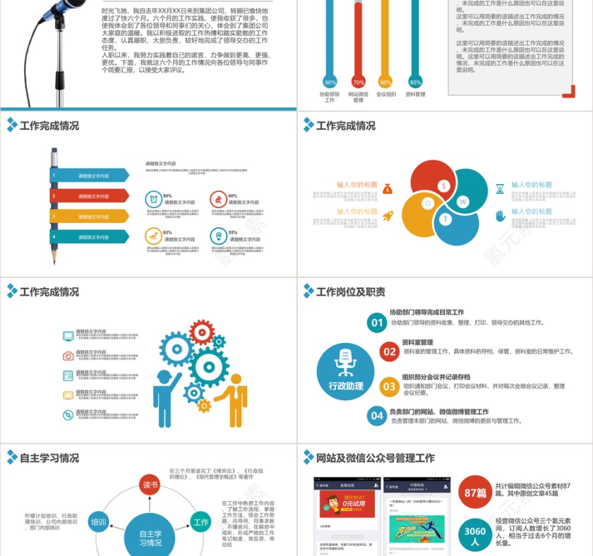 大气时尚述职报告工作汇报第2张
