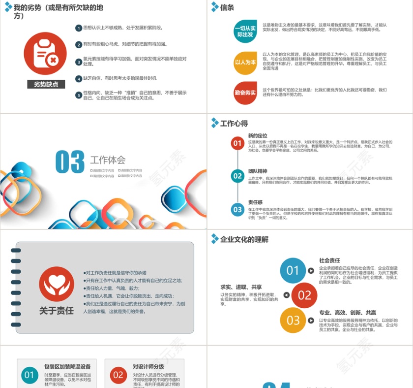 大气时尚述职报告工作汇报第4张