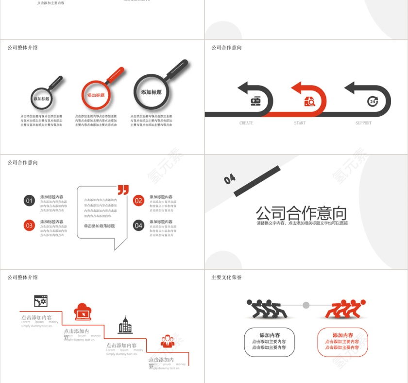 商务风格企业招商项目策划PPT第3张