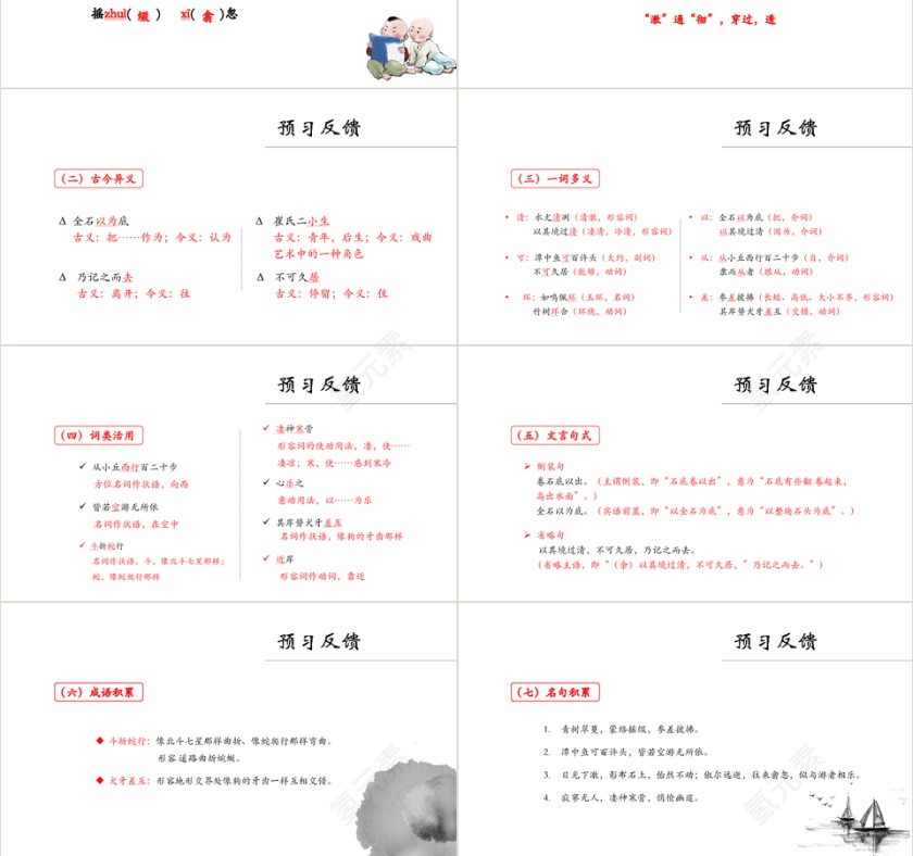 人教版八年级小石潭记语文课件PPT...第3张