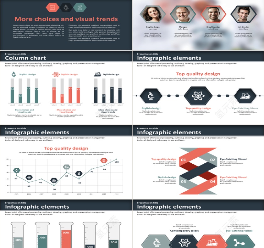 医疗医院通用ppt模板第2张