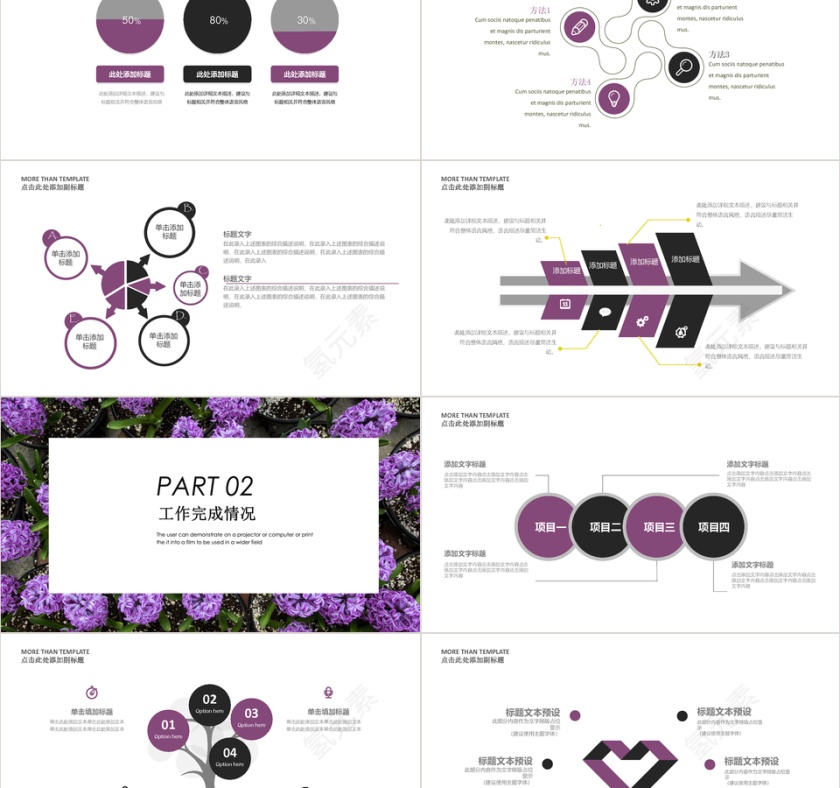 简约人事部工作总结工作汇报PPT模...第2张