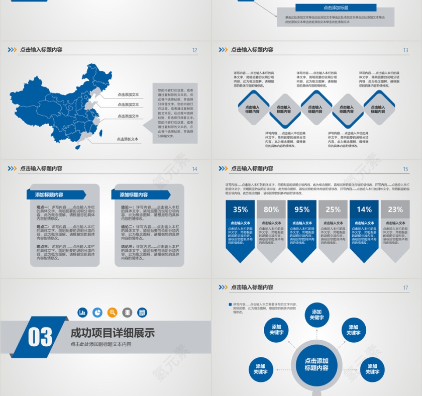 述职报告工作总结PPT模板第3张