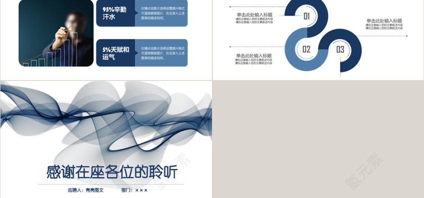 创意时尚个人简历求职简历升学简模板第5张