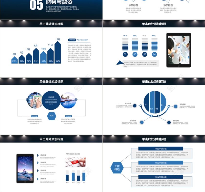 商业计划书PPT模板第6张