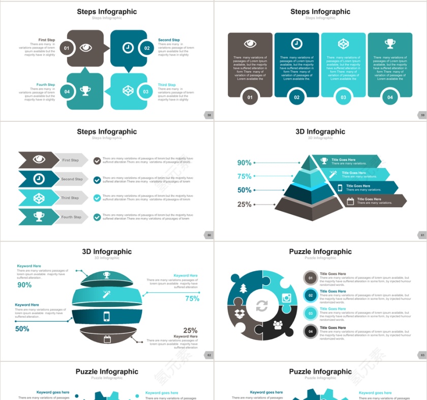 医院医生护士总结PPT模板第10张
