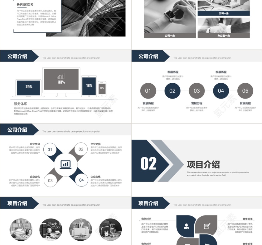 欧美风商业计划书创业融资PPT模板第2张